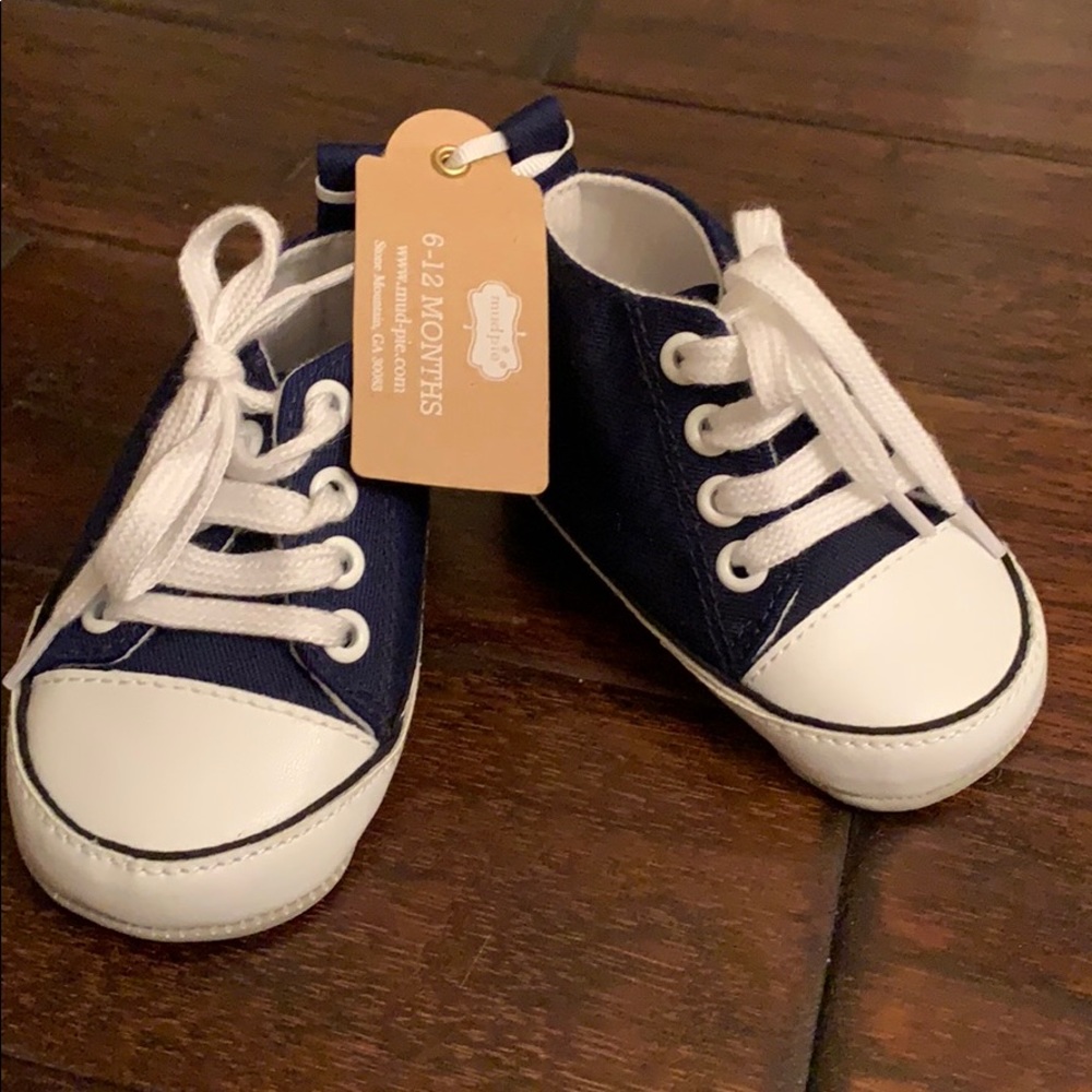 Mud Pie 6-12 Months Blue Prewalker Shoe NWT!!! 💙